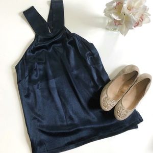 Banana Republic Navy Blue Tank Blouse